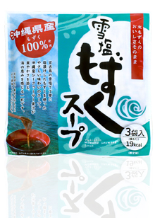 雪塩もずくスープ